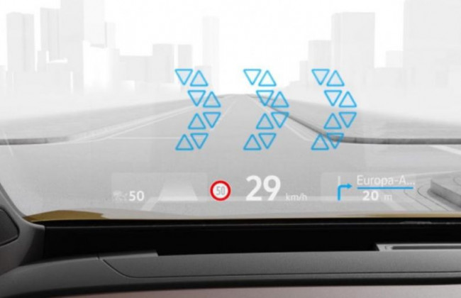 Автомобили Volkswagen получили революционный дисплей дополненной реальности