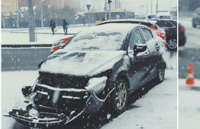 Непогода в Киеве: произошло более 150 ДТП