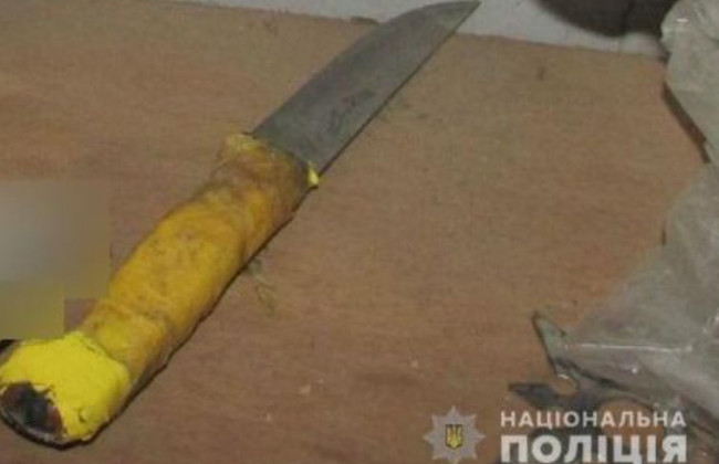 Под Киевом женщина едва не зарезала собутыльника