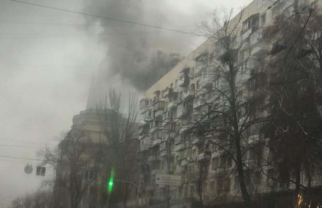 У центрі Києва горів ресторан, фото