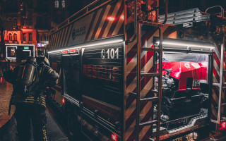 В центре Киева горела кофейня: видео