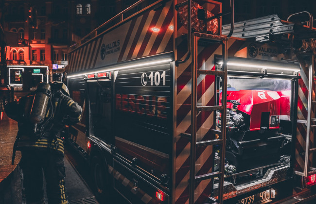 В центре Киева горела кофейня: видео