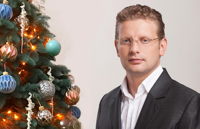 Глава Першої правової медіагрупи Святослав Пограничний вітає читачів «Судово-юридичної газети», SUD.ua і «Право ТВ» з Новим Роком!