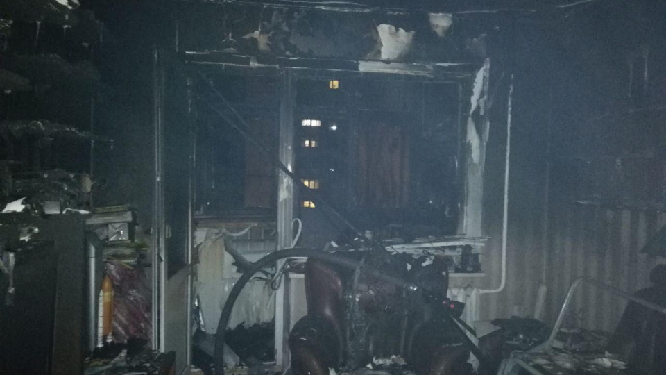В Одессе вспыхнул пожар в доме, фото
