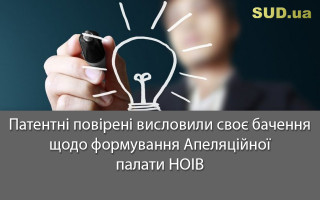 Патентні повірені висловили своє бачення щодо формування Апеляційної палати НОІВ