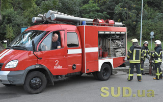 В Киеве на Рождество загорелось двухэтажное административное здание