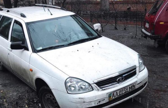 Киевлян поразил «герой парковки» на Приоре, фото