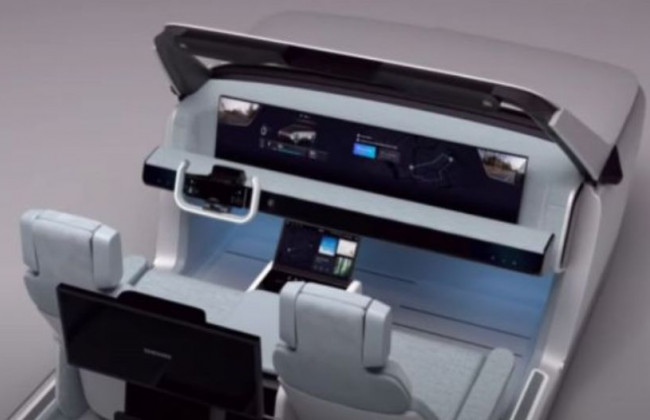 Samsung представил концепцию автомобиля будущего, видео