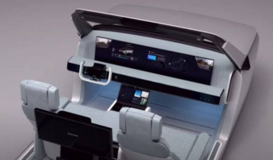 Samsung представил концепцию автомобиля будущего, видео