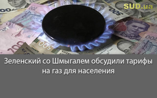 Зеленский со Шмыгалем обсудили тарифы на газ для населения
