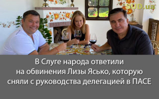 В Слуге народа ответили на обвинения Лизы Ясько, которую сняли с руководства делегацией в ПАСЕ