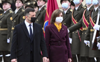 У Києві розпочалася зустріч Зеленського із президентом Молдови Санду