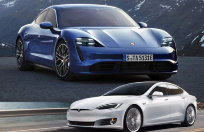 Porsche пошел на неожиданный маркетинговый ход с использованием Tesla