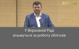 У Верховній Раді візьмуться за роботу облгазів