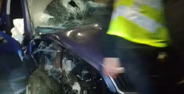 В Киеве пьяный водитель устроил серьезную аварию, видео
