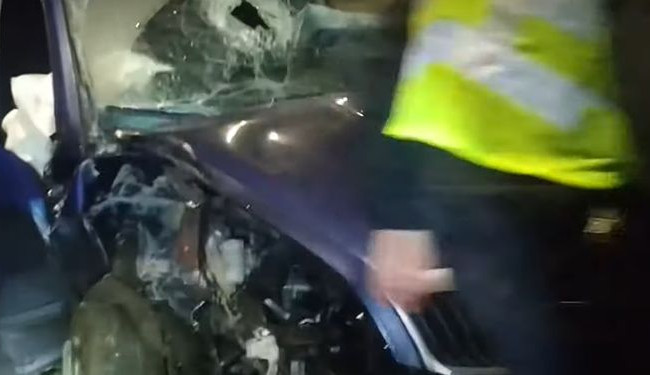 В Киеве пьяный водитель устроил серьезную аварию, видео