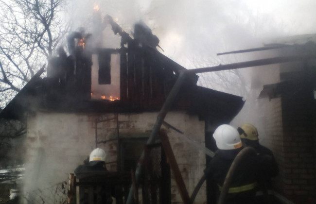 В Харьковской области загорелся дом из-за проблем с отоплением