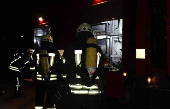 В спальном районе Киева снова горели гаражи