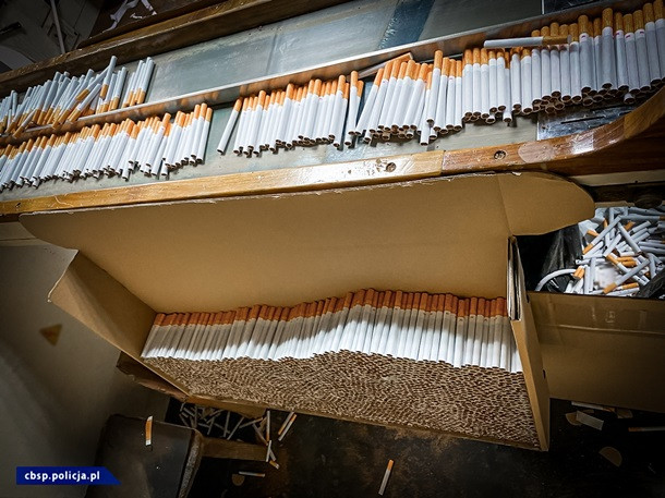 В Польше задержали пять украинцев на подпольной табачной фабрике