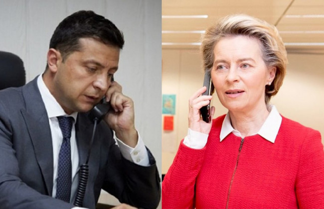 Глава Еврокомиссии считает, что обсуждала судебную реформу с Зеленским, в ОП написали о вакцинации