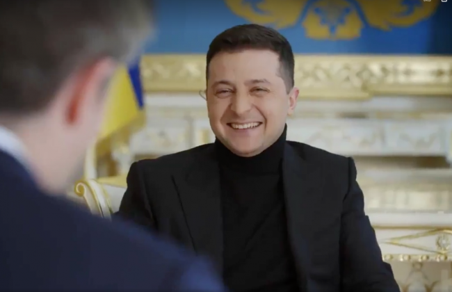 Опубликован тизер интервью Зеленского для американского СМИ, видео