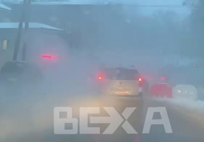 Улицу Харькова затопило кипятком: видео