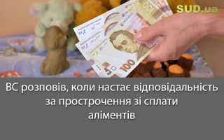 ВС розповів, коли настає відповідальність за прострочення зі сплати аліментів
