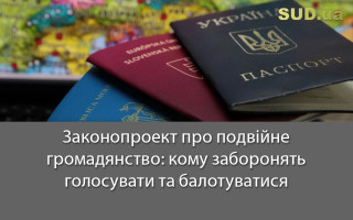 Законопроект про подвійне громадянство: кому заборонять голосувати та балотуватися