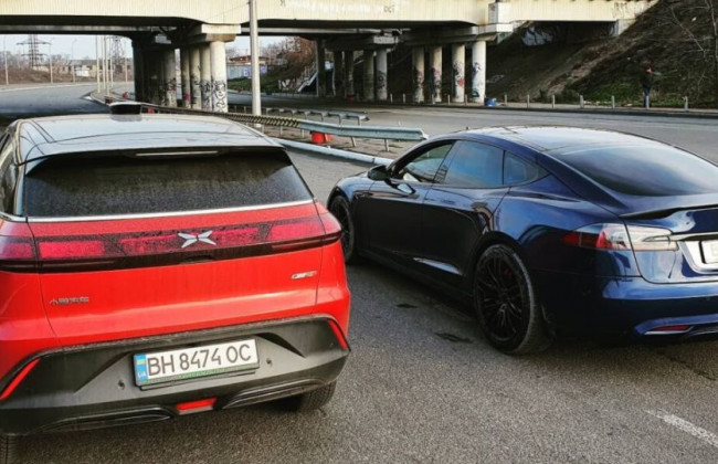 В Украину привезли китайскую альтернативу Tesla Model Y, фото