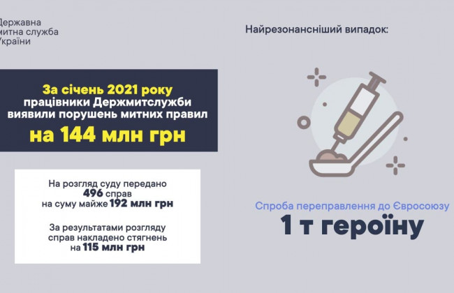 Стало відомо, скільки штрафів Держмитслужба наклала за порушення митних правил