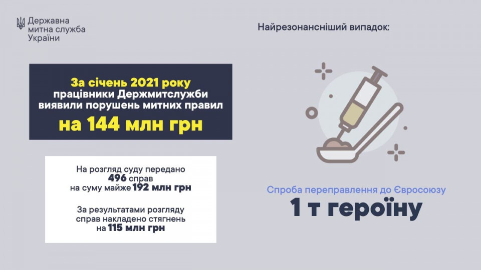 Стало відомо, скільки штрафів Держмитслужба наклала за порушення митних правил