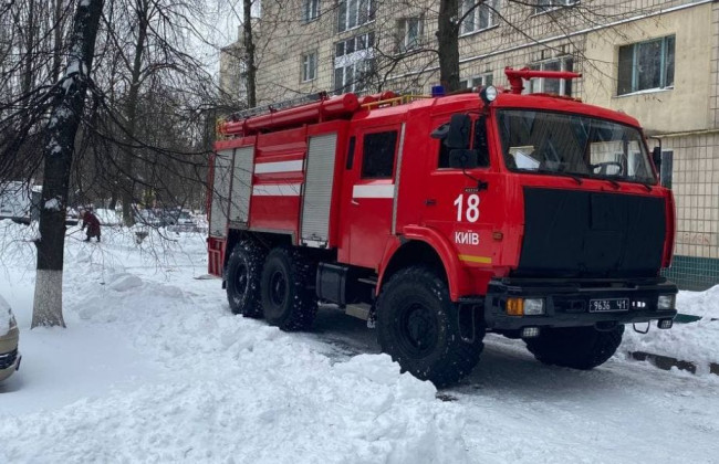 В Киеве произошел пожар в детском саду