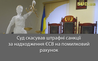 Суд скасував штрафні санкції за надходження ЄСВ на помилковий рахунок