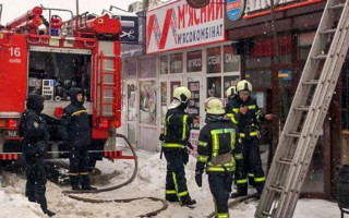 В Киеве вспыхнуло кафе: подробности