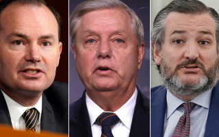 Трое республиканцев встретились с адвокатами Трампа накануне его защиты от импичмента