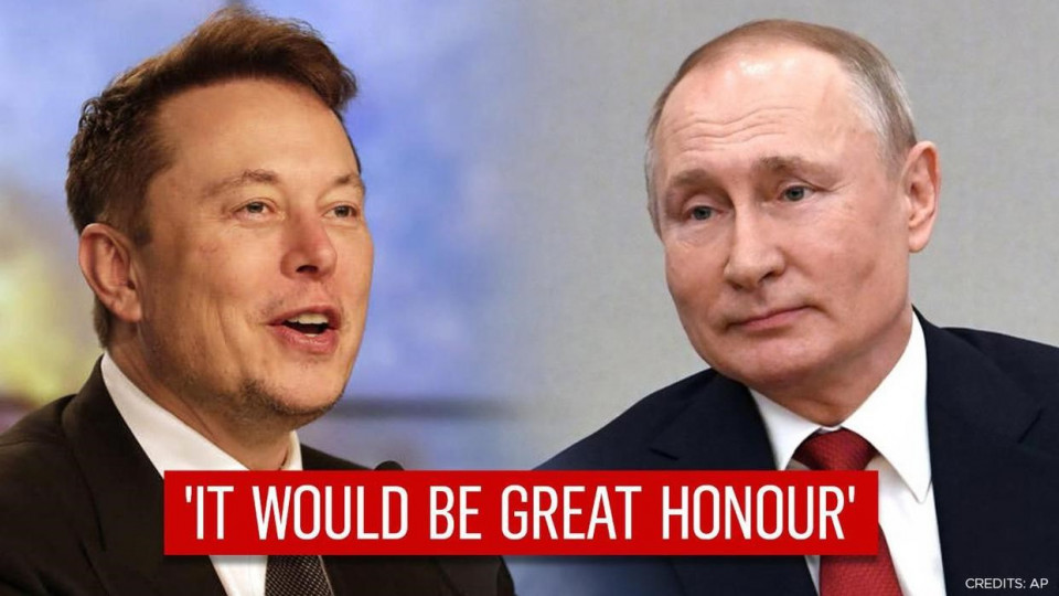 Илон Маск приглашает Владимира Путина на беседу в Clubhouse