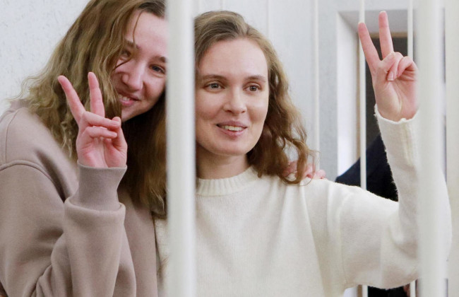 В Беларуси двух журналисток посадили на два года за съемку акций протеста