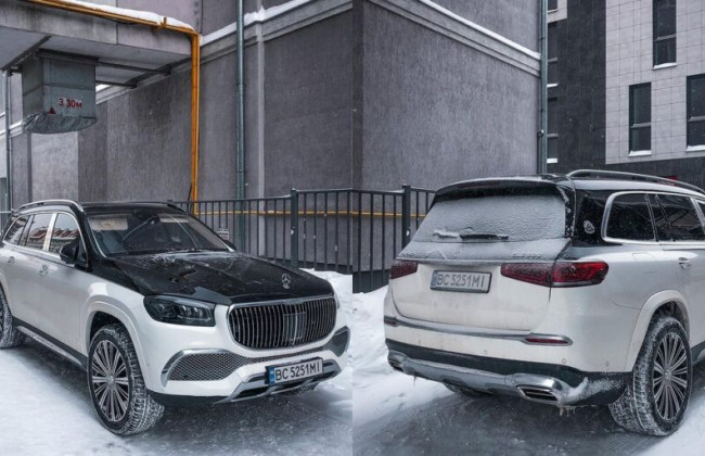 Во Львове увидели роскошный внедорожник Maybach
