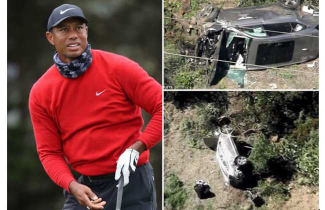 Тайгер Вудс пришел в себя и восстанавливается после серьезной аварии