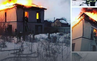 В Дарницком районе Киева сгорел частный дом