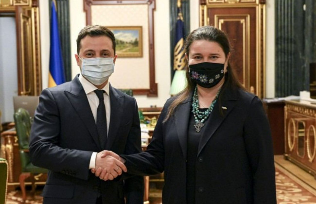 Зеленський призначив Оксану Маркарову Надзвичайним і Повноважним Послом України у США