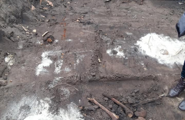 У Борисполі біля супермаркету виявили рештки людей