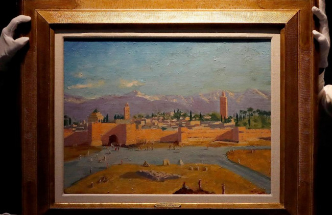 Анджелина Джоли продала картину Уинстона Черчилля за рекордную сумму в 7 миллионов фунтов стерлингов