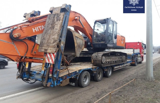В Киеве поймали водителя грузовика «под кайфом»