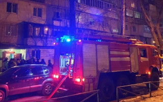 На столичной Борщаговке горела многоэтажка: есть пострадавший