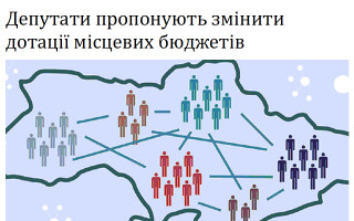Депутати пропонують змінити дотації місцевих бюджетів
