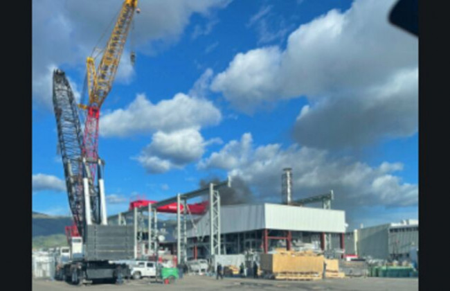 В США вспыхнул пожар на заводе Tesla