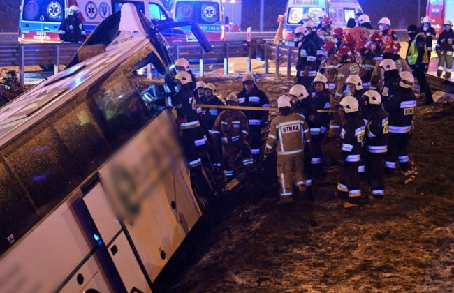 ДТП с автобусом в Польше: МИД уточнил данные об аварии