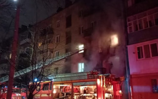 У Івано-Франківську сталася пожежа в багатоповерховому будинку