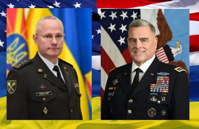 Телефонні переговори військовоначальників України та США: основні питання